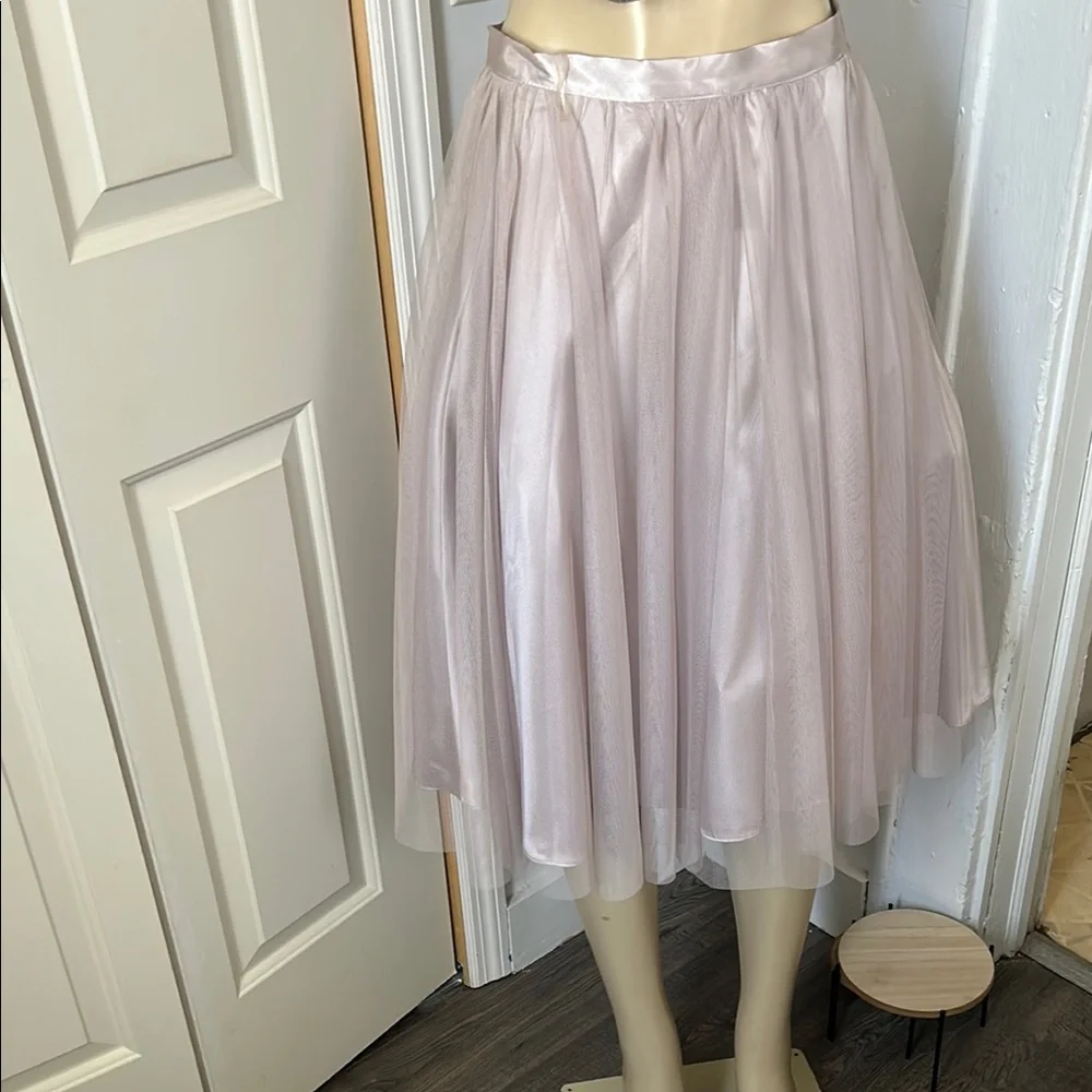MARINA TulleElegant Cream Skirt